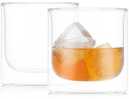 Bodum SKÅL - Juego de 2 vasos de whisky de doble pared, 0,28 l