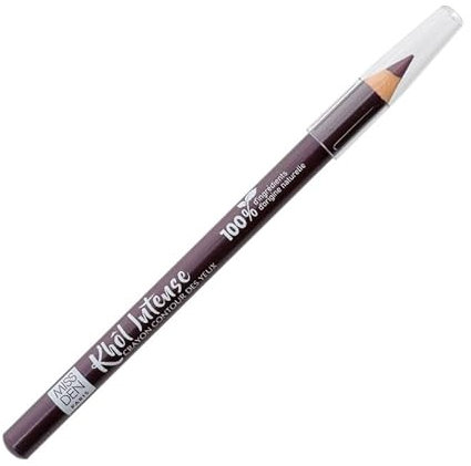 MISS DEN - Crayon Khôl Intense - Contour Interne et Externe de l'œil - 100% d'Ingrédients d'Origine Naturelle - Effet Métallisé - Teinte 414 Prune
