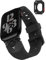 Fullmosa Compatible with Apple Watch Straps Series 9/8/7 45mm Series SE2/SE/6/5/4 44mm with Bumper Case, Rugged iWatch Straps with Durable Metal Connector for Men