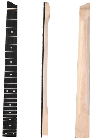 Gitarrhals DIY Ersättning 25 Fret Headless Maple Neck Rosewood Gripbräda För 6 strängad Resegitarr