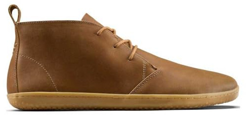Vivobarefoot Gobi IV Mens Barefoot Shoe | Leather, Lightweight & Puncture Resistant | Wide Fit Grounding Shoes | Tan