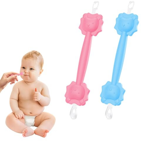 JEYORZY 2 Stück Baby Nasenreiniger, Nasenpinzette Baby Ohren,Nasenreinigungs-Sets für Babys Sicher und Hygienisch zu Reinigen Baby Nase und Ohren, Geeignet für Babys, Neugeborene