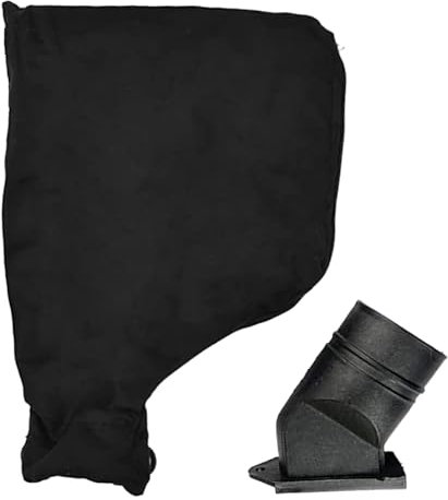 Générique Collecteur De Poussière pour Scie À Onglet,Sac Connecteur Anti-Poussière | Bague de Connexion Noire Réglable pour Scie à Onglet et Machine de Découpe/Polissage sur Bois
