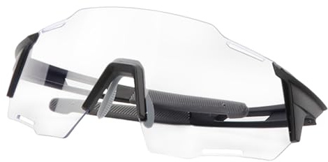 Bike Glasses - Cycling Sunglasses | Frameless Motorcycle Goggles Over Glasses | Photochromic Clear Sports Eyewear For Skiing, Hunting, Snowmobile, Outdoor Riding For Men Women Family Use
