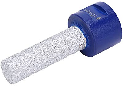 Polished Reaming Drill, Thread Milling Cutter Straight Shank Brazed Dry Bit Mortar Tooling Aperture Polishing Reaming Drill (15cm)