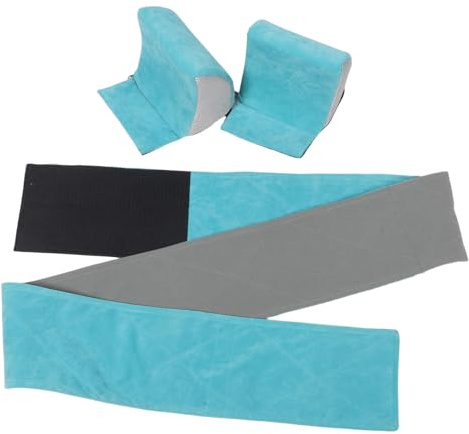 HANABASS Cuscino Schiuma per Laterale Sedia e Supporto a Lombare Rotelle Ergonomico Scamosciato Flessibile Anziani e Mobilità Limitata Casa e Strutture Mediche