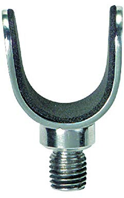 Jenzi INOX Butt Grip Rutenauflage 1Stk, mit Standard Gewinde