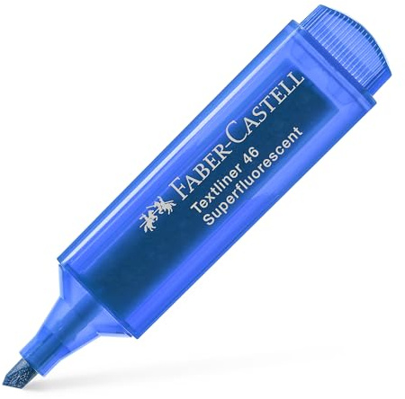 Faber-Castell 154652 – Textmarkör Textliner 1546, påfyllbar, blå