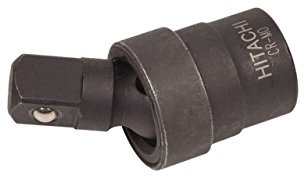 Hitachi 751873 mutterhylsa 1 styck – nyckelhållare (1 st., 25,4/2 mm (1/2 tum), svart, 6,5 cm, 150 g)