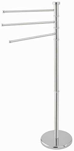 FERIDRAS 906002 Piantana Portasciugamani, 3 Bracci, Cromo, 6x23x37 cm