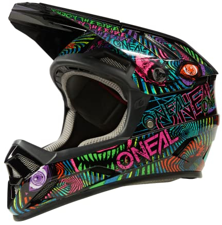 O'NEAL | Casco de MTB Downhill | Carcasa de ABS, ventilación y refrigeración, supera la norma de seguridad EN1078 | Casco Backflip Riot | Adulto | Multi | Talla L