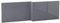 Aquariss 1700mm L Shape Gloss Grey Wood Shower Bath Front Panel