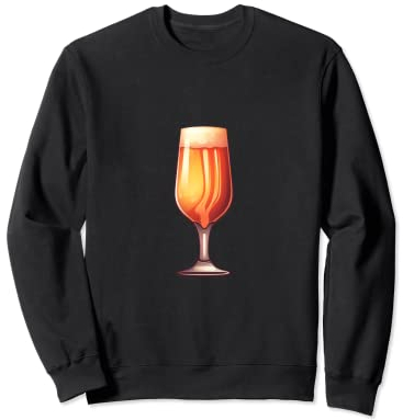 Buveur de bière en verre tulipe Sweatshirt