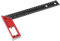 QWORK® Präziser Anschlagwinkel 300mm, Universal Anschlagwinkel aus Metall, Tischlerwinkel für Anreißen, Zeichnen