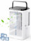 Portable Air Conditioners, 4 Speeds and 2 Mist Modes Evaporative Air Cooler, 90° Oscillation, 8H Timer, 7-Color Night Light, Personal Air Conditioner for Bedroom, Car and Office (White)