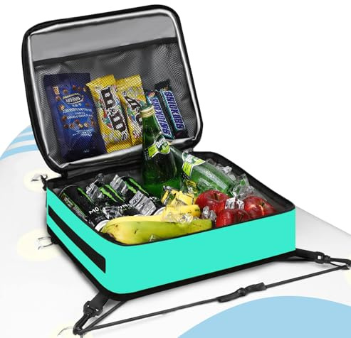 WITSTEP - Bolsa térmica para Tabla de Remo, Impermeable, aislada, a Prueba de Fugas, 10 latas, Bolsa de Accesorios para Tabla de Remo y Kayak