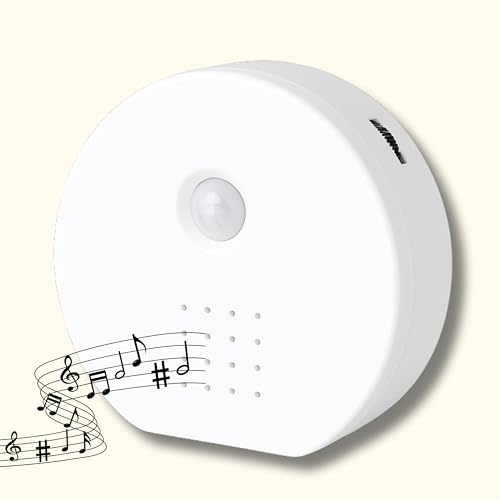 GREEN GUARDIA Vogelgezwitscher Soundbox Toilette I Bewegungsmelder Box mit 6 Sounds I Vogelgezwitscher, Wellen, Lagerfeuer, Dschungel, Regen und Fluss I Bewegungssensor & Timer