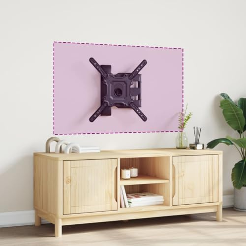 Genérico Soporte Pared TV Pantalla 32''-55'' MAX VESA 400x400 mm 35 kg,Electrónica,Vídeo,Accesorios de vídeo,Accesorios y Piezas para televisores,Negro,3.22 KG,379571