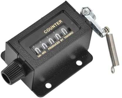 Qomcsrl Contador Manual, Contador de Números de 5 Dígitos, Contador de Clics Mecánico Portátil para Acumular y Registrar el Número de Veces