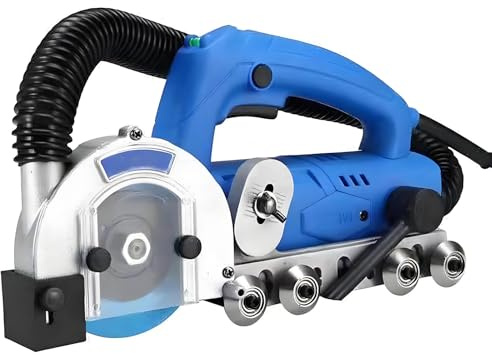 GwlThixion Strumento Elettrico per la rimozione della Malta delle Piastrelle, pulitore Elettrico per Giunti di Piastrelle, 1200 W, Macchina per Pulizia Cuciture Piastrelle Strumento B