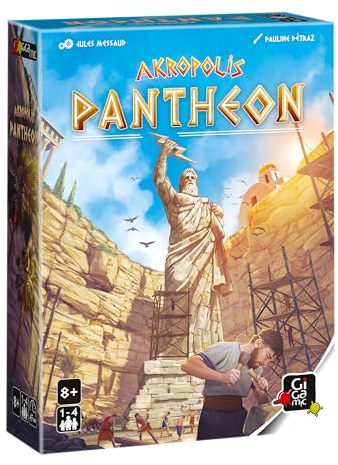 GIGAMIC - Akropolis : Panthéon – Extension stratégique et coopérative immersive pour bâtisseurs ambitieux - De 1 à 4 Joueurs - Dès 8 Ans - Version française