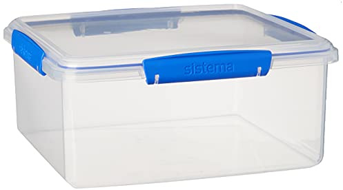 Sistema KLIP IT Frischhaltedose transparent mit blauen Clips 5 L