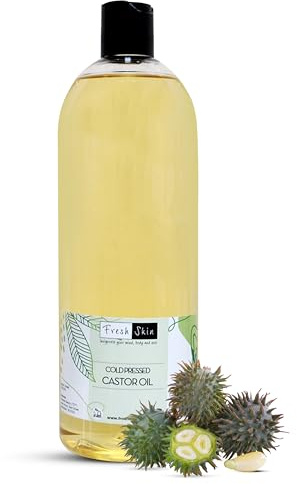 Freshskin Beauty LTD | 1 Litre Castor Oil 100% Pure Cold Pressed (1000ml) - BP Grade
