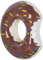 Aufblasbarer Donut Schwimmreifen; Schwimmring für Pool-Partys, Luftmatratze für Strandurlaub und Bade-Abenteuer (Braun, Ø 90 cm)