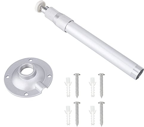 Soporte colgante con función de ajuste multidireccional, Soporte de pared para proyector con diseño telescópico y Diseño de guía de alambre en el tubo, con cojinete de soporte de 3 kg para pro