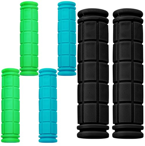 ONLYFU 6 Pieces Bike Handlebar Grips Premium Non-Slip Bicycle Handlebar Grips Cover for Bikes Scooters BMX Mountain Bikes Scooters Cruiser Tricycle (6 Pcs)