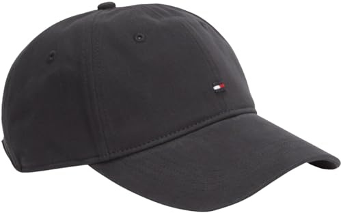 Tommy Hilfiger Herren TH Flag '85 Soft 6-Panel Cap AM0AM12531 Kappe, Schwarz, Einheitsgröße, Schwarz (Schwarz), Einheitsgröße