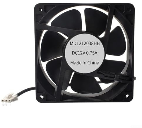 Ventilador de repuesto para horno de gravedad, para parrilla de carbón Gravity 9800, 12038 DC12V 0.75A 3500RPM UL, sensor de rotación de rodamientos de bolas dobles