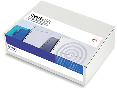 GBC MultiBind Binding Wires, 12 mm, 100 Sheet Capacity, A4, Black, Pack of 100, IB165320