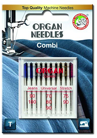 Sewing Machine Needles Domestic, Organ Combi Pack, Brother, Janome Singer, Pfaff Domestic Machines