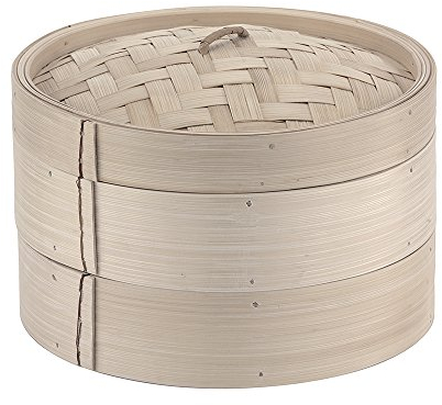 Paderno Papelera de la Cesta, Bamboo, Gris, 30 cm