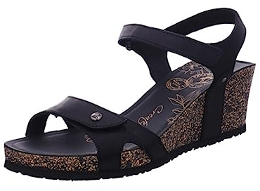 Panama Jack - Julia Basics, Sandalia con Pulsera Mujer, Negro (Negro B1), 40 EU