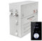 Premium Sauna Steam Generator by FINNEX| Ultimate Personal Shower Spa Kit| Home-Bathroom, Waterproof Luxury Sauna Combo| Shower Tool with Control Panel-Recessed Lighting and Aromather (4.5kw)