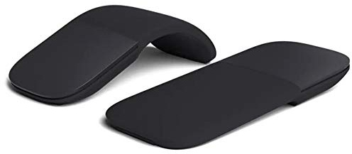 Bonbela Ratón Bluetooth Plegable sin Hilos Plegable de Bluetooth ergonómico ARC Touch ratón de la computadora ratón de la PC silencioso