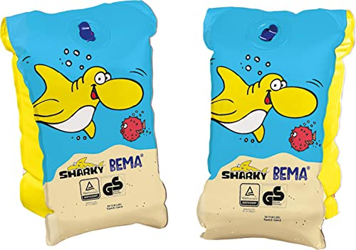 BEMA® Schwimmflügel Sharky Gr. 0, inkl. Lernkarten & virtuellem Schwimmkurs