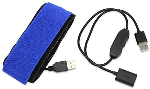 Astromania Calentador de lente USB de 30 cm, calentador de rocío, regulador de temperatura continuo para cámara universal y telescopios de menos de 80 mm de diámetro