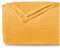 Dreamzie - Flauschig Fleecedecke 220 x 270 cm - Kuscheldecke Mikrofaser 100% Polyester 260gsm - Decke Sofa mit Fischgrätmuster und weicher Haptik - Gelb