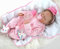 JIEBOTE Reborn Puppen 22 Zoll 55cm Realistisch Neugeborenes Baby Puppen Weicher Körper