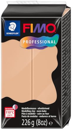 STAEDTLER 8042-45 ST, modelleringsmassa Fimo Prof 226 g sand, standard