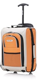 Cabin Suitcase, Ryanair 40x20x25 Cabin Bag Under Seat | Lightweight, Telescopic Handle, Soft Shell Small Carry on Suitcase with Wheels | Travel Luggage, Cabin Case