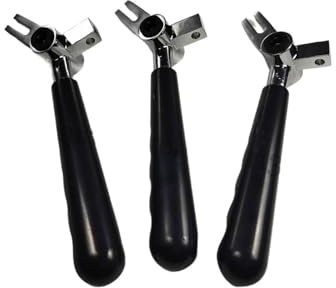 ACSGASCA Lot de 3 leviers Droits Noirs for crème glacée, compatibles avec Les Machines à crème glacée Molle Vevor - Accessoires de Remplacement durables