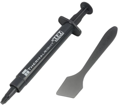 Pasta Térmica TF8 de Alto Rendimiento 13,8 W/MK, Compuesta por Micropartículas de Carbono, No Conductora,para CPU y GPU, Compatible con Todos los Sistemas de Enfriamiento, 2g con Aplicador Incluido