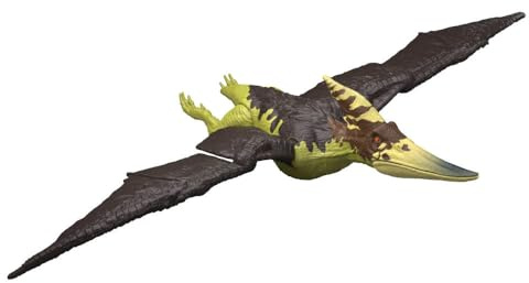 Mattel Jurassic World Rugido Salvaje Figuras de Dinosaurio con Ataque de mordisco en múltiples direcciones y Sonido, Juguete articulado, Juego Digital (Las Especies Pueden Variar), JKL78