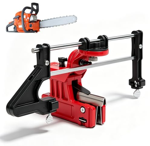 Oumefar Precise Chain Sharpener Justerbar Motorsåg Kedjearkiveringsguide för Sågkedjeslipning, Verktygsstålmaterial