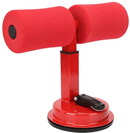 EVTSCAN Sit-ups Fitness Equipment, Crunches Assistant Sit-up Aid Waist Fat Reduction Household Abdominal Fitness Equipment(red)