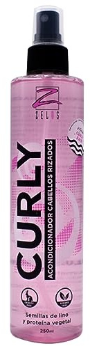 ZELOS CURLY Spray Acondicionador Sin Aclarado - 250ml - Metodo Curly - Crea Textura y Controlar el Volumen en el Cabello Rizado y Ondulado - Evita el encrespamiento